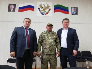 Награждение ополченцев в Карабадахкентском районе