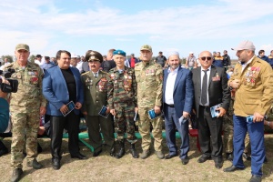 Празднование 19-летия победы над международными бандформированиями. г.Хасавюрт, местечко Аркабаш, Казбековский район