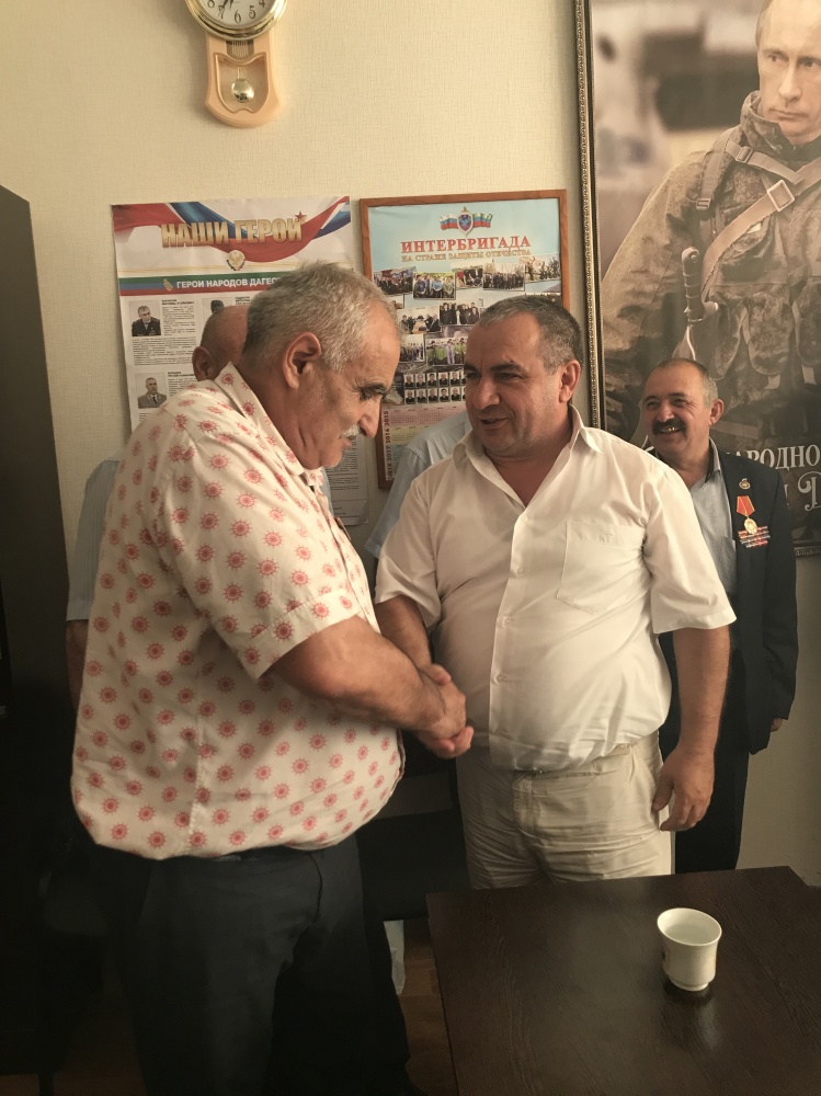 Награждение медалью