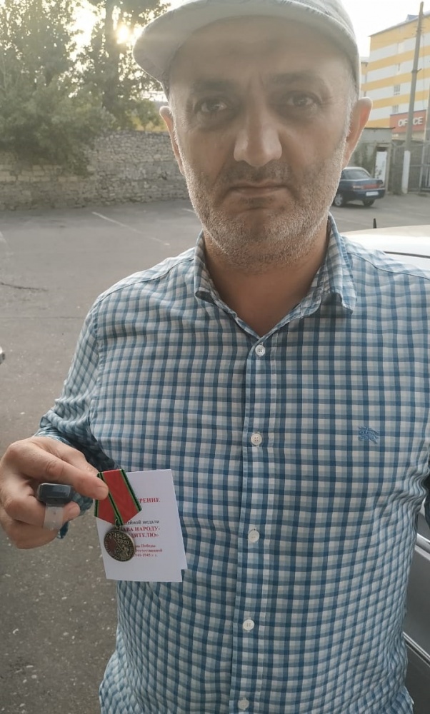 Награждён медалью Мухтаров Сахрула Гаджиевич