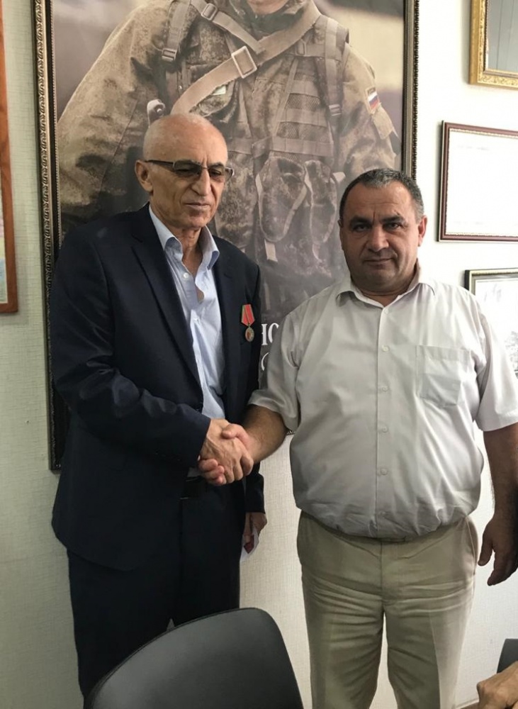 Награждён медалью Абдулмагомедов Нариман Магомедович